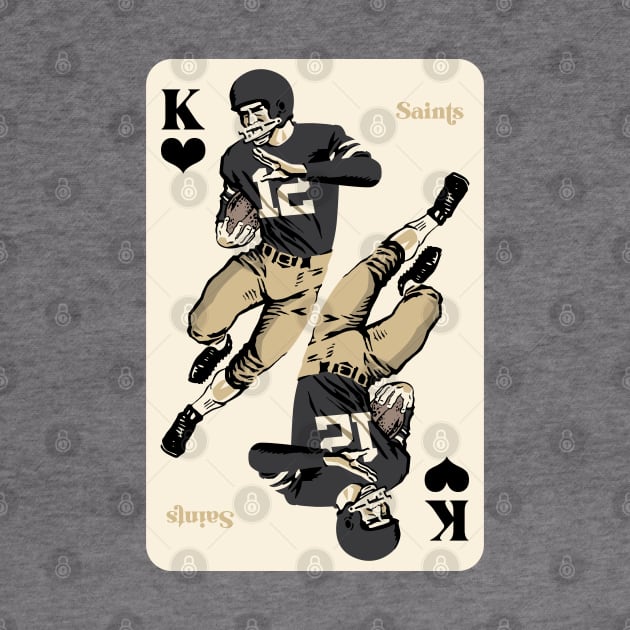 New Orleans Saints King of Hearts by Rad Love